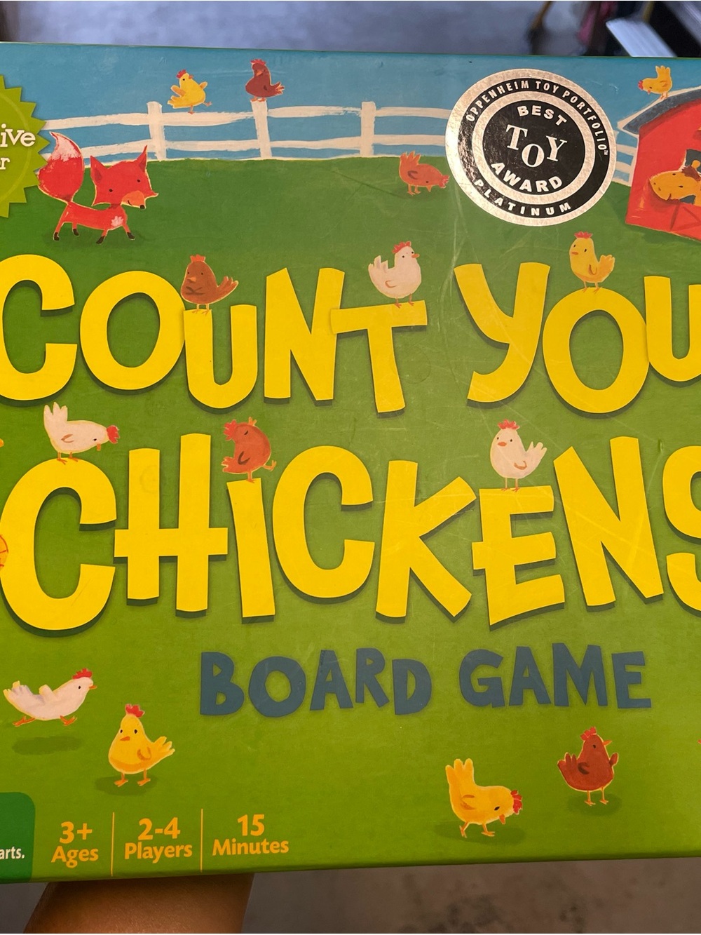 Count Your Chickens Board Game - Green